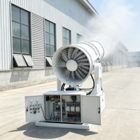 Plateforme d'atomisation large, fonctionnement synchrone multi-personnes, canon à brouillard de refroidissement pour grands espaces