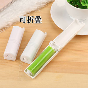 Foldable Washable Lint Roller With Electrostatic Brush For Clothes Cleaning Reusable Plastic Design - Product Image 2