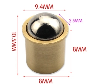 LeGood brass cylinder Bumper <b>Beads</b> - Magnetic Cabinet <b>Door</b> Lock - Product Image 3