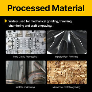 Dụng cụ cầm tay Máy phay khắc kim loại 6-16mm Máy phay quay có chuôi thẳng Máy phay quay cacbua - Product Image 6