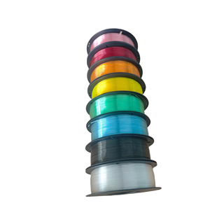 เส้นพลาสติก PETG ใส สำหรับพิมพ์ 3 มิติ ความเร็วสูง สีสันสดใส ขนาดเส้นผ่านศูนย์กลาง 1.75 มม. ใช้ได้กับเครื่องพิมพ์ FDM พร้อมแกนม้วนแบบกำหนดเองได้ - Product Image 1