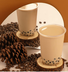 Gobelet en plastique PP de 1000 ml pour thé au lait et jus, avec couvercle et poignée, réutilisable, pour boissons froides à emporter - Product Image 3