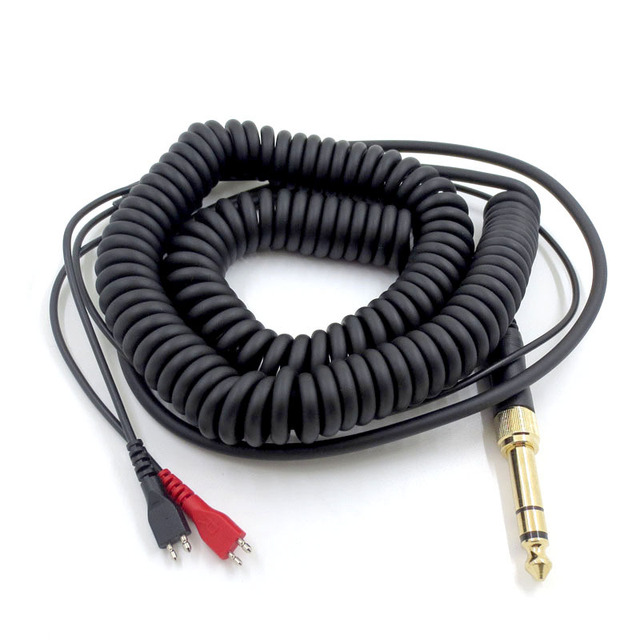 For Sennheise HD25 HD560 HD540 HD430 HD250 6.35mm Headphone Wire Spring Wire