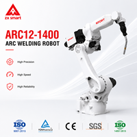 Bras de robot de soudage EFORT ARC12 1400 à 6 axes avec une charge utile de 12 kg, une portée de 1479 mm et une précision de 0,03 mm pour l'automatisation de la soudure industrielle