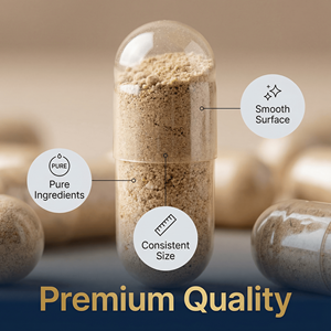 निजी लेबल वयस्क आयोडीन कैप्सूल (शैवाल स्रोत)-ओम/ओडम थायरॉयड और हड्डी स्वास्थ्य समर्थन 60 कैप आहार पूरक - Product Image 5