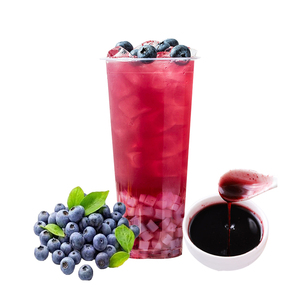 Sirop concentré d'ananas Halal 1,3 L, saveur fruitée, pour la fabrication de boissons, menus de bubble tea exotiques, en bouteille - Product Image 2