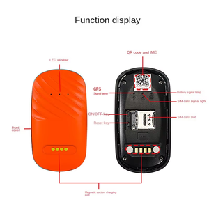 4G Waterproof Reflective Dog Collar <span class=keywords><strong>GPS</strong></span> LBS Controle Remoto <span class=keywords><strong>GPS</strong></span> Locator para Android PC para ovelhas pastando cães gatos IP67 - Product Image 5