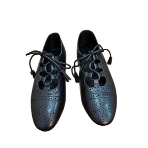 Chaussures plates Mary Jane en cuir véritable à bout pointu, à lacets, respirantes, pour femmes, blanches et noires, avec design à bride en T - Product Image 5