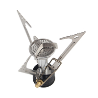 Ultra-léger réglable portable mini autres accessoires de camping accessoires de cuisinière à gaz brûleur à gaz extérieur