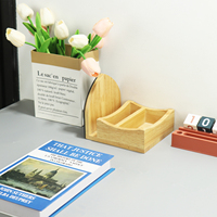 Porte-serviettes en bois personnalisé pour table, porte-serviettes vertical en bois, boîte à serviettes en bois