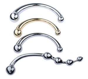 Consolador de metal con cuentas para hombre <span class=keywords><strong>y</strong></span> mujer, juguete sexual anal, punto <span class=keywords><strong>G</strong></span>, masajeador de próstata, vaginal - Product Image 3