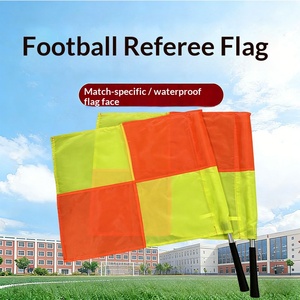 Stainless Ref <b>Flags</b> Football Rugby Referee Beep Soccer Professional <b>Linesman</b> <b>Flag</b> - Product Image 6