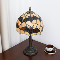   Lampe de chevet en verre teinté style chauve-souris noire, lampe de bureau pour la Toussaint, éclairage décoratif pour la maison, le salon et le restaurant