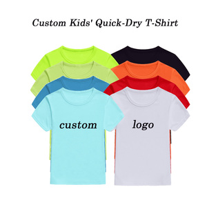 Camiseta Personalizada con Logotipo para Niños y Niñas, Camiseta Lisa de Color Sólido, Impresión DTG, Camiseta Personalizada para Niños - Product Image 1