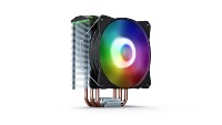 Refroidisseur de processeur SAMA pour ordinateur de bureau avec effet lumineux ARGB arc-en-ciel, ventilateur de refroidissement par air LED 12v, vente en gros