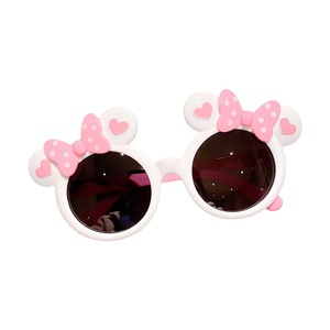 Gafas de Sol Polarizadas de Media Montura para Niños, Modelo 2023, Gafas de Moda para Niña Pequeña, Lentes Transparentes de Minnie, Protección UV de Dibujos Animados - Product Image 5