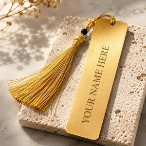 Marcapáginas de Metal Personalizado de Fábrica en Bangladesh, Libre de Impuestos, con Logotipo Grabado, Ahorre un 25% en Impuestos Antidumping, Chapado en Oro, Regalo de Papelería - Product Image 1