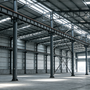Almacén de Estructura de Acero Expandible de Múltiples Vãneas, Instalación de Almacenamiento Logístico de Diseño Flexible - Product Image 2