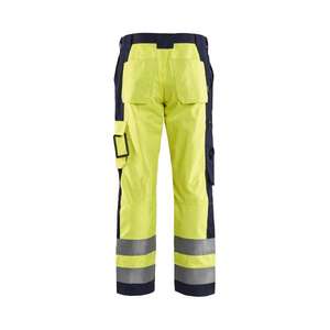 BLAKLADER - 158318603389D116 Pantalón Hi-Vis Amarillo/Azul Marino-EAN 7330509209875 ROPA DE TRABAJO DE LA HI-VIS - Product Image 2