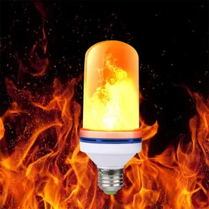 2019 Beliebteste 4 Modi LED Flame Effect Glühbirne 5 Watt E26/E27 Standard Base 110V-240V