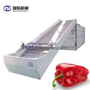 Nouveau type de ligne de production industrielle de séchage de ceinture de maille pour sécher le poivre de <span class=keywords><strong>Cayenne</strong></span> de poivre de Bonnet et le poivron - Product Image 1