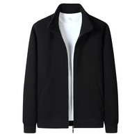 Blouson Bomber en Coton Zippé pour Homme Printemps/Automne avec Col Montant Style Sport-Casual et Poches – ODM