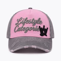 Casquette de camping 5 panneaux en jean vieilli brodé en chenille 3D noire avec logo personnalisé, style vintage, vente en gros, fabricant de casquettes