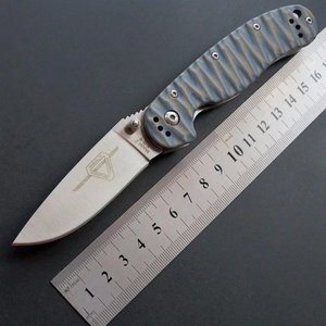 Navaja de Bolsillo Multifuncional para Exteriores AUS-8 con Mango G10, Hoja Plegable Personalizable OEM HK FB069 para Camping, Caza y Bricolaje, 1 Año de Garantía, 177mm - Product Image 2