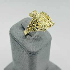 Anello LA Nugget Placcato Oro 14K, Anello Classico in Rame, Gioielli all'Ingrosso - Product Image 2