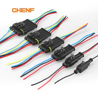 1 2 3 4 6 8 10 12 P Pin Deutsch Series Universal Automotive Adaptor Konektor Listrik Bahan PC CE ROHS untuk Tembaga