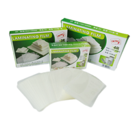 Oferta Especial: Láminas de PET de Alta Transparencia para Laminación Térmica, 100 micras, Anti-burbujas, para Identificación, Hojas de Película para Laminación Plana