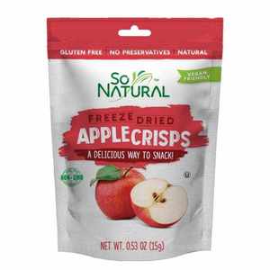 Tranches de chips de pommes aux fruits naturels lyophilisés sans additifs Processus de séchage FD Emballage en vrac - Product Image 1
