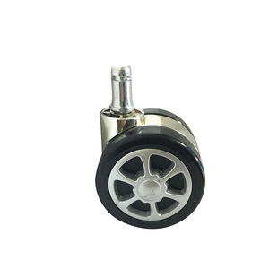 OEM工厂静音家具配件PVC强承重锁扣现代办公椅脚轮替换轮 - Product Image 1