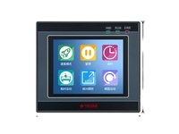 Combo PLC HMI de 2.8 Pulgadas para Máquina Etiquetadora con Control Servo de 2 Ejes, Compatible con GX Works FX1S
