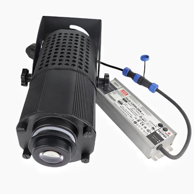 100w Waterproof Outdoor Ip65 Hd Rotating Advertising Led Gobo Logo Projector Laser Logo Projector Outdoor