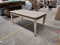 Rectangle Royal Mobilier de Salle À Manger de Style Miroir Table À Manger