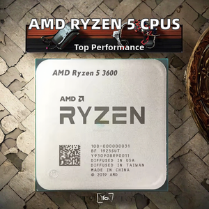 AMD for Ryzen 5 3600X 3500X 3700X CPU <strong>Processor</strong> Six-Core Twelve-Thread <strong>3</strong>.6GHz 7NM 65W Socket AM4 for Desktop <strong>Computer</strong> - Product Image 2