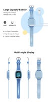 Reloj Inteligente para Niños LT30 4G GPS con Videollamada, Función SOS, Cámara, Batería de Gran Capacidad