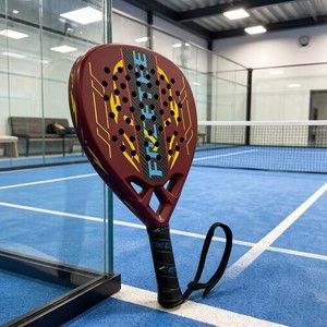 Nouvelle Raquette de Padel en Fibre de Carbone 3K/12K 2026, Noyau Souple EVA, Forme Goutte d'Eau, Fabricant de Paleta de Padel, Faible MOQ - Product Image 3