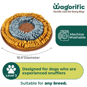 Alfombra Olfativa para Mascotas, Comedero para Perros Pequeños y Medianos, Juguetes Interactivos Antideslizantes para Perros - Product Image 2