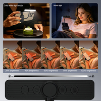 Mini lampe de lecture EGH pour téléphone, idéale pour les selfies, la photographie et TikTok, avec 5 niveaux de luminosité réglables, à clipser sur le téléphone, lampe LED pour selfie