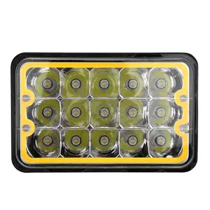 canter carré lumière Suppliers-Co Light-phares Led carré à faisceau haut/bas, 20000lm, 45W, pour JL, JL, lampe de travail tout terrain, projecteur Led
