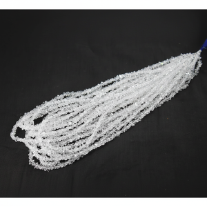 ร้อนขายที่สวยงามธรรมชาติ Herkimer ลูกปัดเพชรคุณภาพสูง Herkimer ลูกปัดเพชรสําหรับเครื่องประดับทําสร้อยคอ - Product Image 1