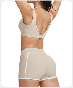 Completo Yoga Color Block di Alta Qualità, Abbigliamento Sportivo da Donna 2 in 1 con Reggiseno e Leggings Modellanti, Asciugatura Rapida per Corsa e Allenamento - Product Image 5