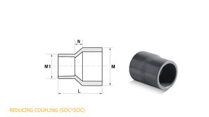 أفضل قطعة وصلة تخفيض ضغط عالية مقاومة للتآكل من البولي فينيل كلوريد لأنظمة الأنابيب الزراعية - Product Image 2