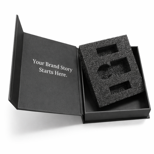 Caja de Embalaje de Perfume de Lujo, Caja Rígida Personalizada, Acabado Mate, Bandeja de Plástico Insertable, Venta al por Mayor - Product Image 3