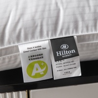 Oreillers en duvet de plumes de canard blanc naturel, personnalisables avec logo, écologiques, pour hôtels de luxe (tailles King et Queen)
