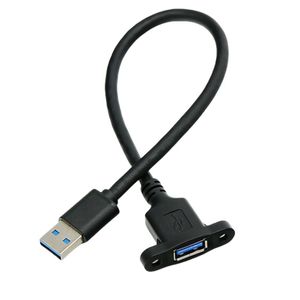 <b>Usb</b> 3.0 Extension <b>Cable</b> Male To Female With Screw Holes For Secure Connection Data Transfer - Product Image 2