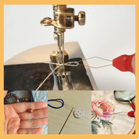 Enfile-aiguille en forme de fleur pour la couture à la main