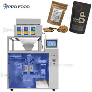 Máquina empacadora de bolsas de aperitivos con chips de plátano, máquina de llenado y sellado de paquetes gemelos, máquina empacadora automática de bolsitas de té - Product Image 1